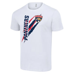 NHL Florida Panthers Starter Color Scratch T-Shirt - White