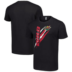 NHL Minnesota Wild Starter Color Scratch T-Shirt - Black