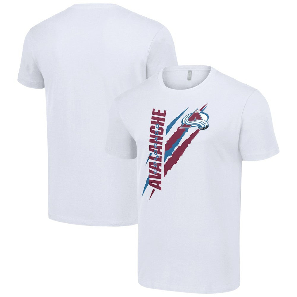 NHL Colorado Avalanche Starter Color Scratch T-Shirt - White