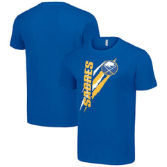 NHL Buffalo Sabres Starter Color Scratch T-Shirt - Royal