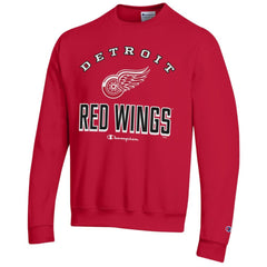 NHL Detroit Red Wings Champion Eco Powerblend Crewneck Sweatshirt - Red