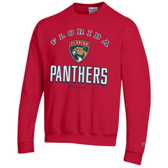 NHL Florida Panthers Champion Eco Powerblend Crewneck Sweatshirt - Red
