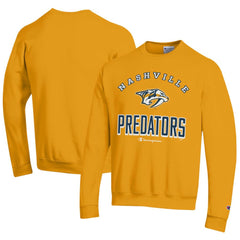 NHL Nashville Predators Champion Eco Powerblend Crewneck Sweatshirt - Gold