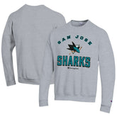 NHL San Jose Sharks Champion Eco Powerblend Crewneck Sweatshirt - Gray