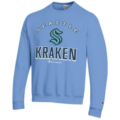 NHL Seattle Kraken Champion Eco Powerblend Crewneck Sweatshirt - Light Blue