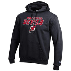 NHL New Jersey Devils Champion Eco Powerblend Pullover Hoodie - Black