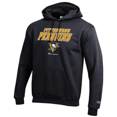 NHL Pittsburgh Penguins Champion Eco Powerblend Pullover Hoodie - Black