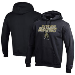NHL Vegas Golden Knights Champion Eco Powerblend Pullover Hoodie - Black