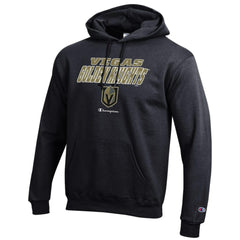 NHL Vegas Golden Knights Champion Eco Powerblend Pullover Hoodie - Black