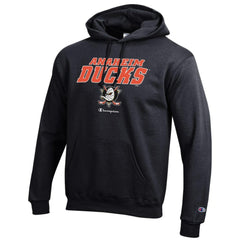 NHL Anaheim Ducks Champion Eco Powerblend Pullover Hoodie - Black