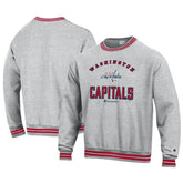 NHL Washington Capitals Champion Reverse Weave Yarn Dye Pullover Sweatshirt - Heather Gray