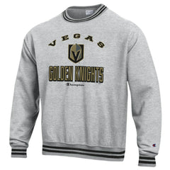 NHL Vegas Golden Knights Champion Reverse Weave Yarn Dye Pullover Sweatshirt - Heather Gray