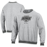 NHL Los Angeles Kings Champion Reverse Weave Yarn Dye Pullover Sweatshirt - Heather Gray