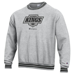 NHL Los Angeles Kings Champion Reverse Weave Yarn Dye Pullover Sweatshirt - Heather Gray