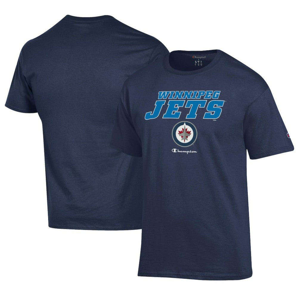 NHL Winnipeg Jets Champion Jersey T-Shirt - Navy