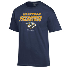 NHL Nashville Predators Champion Jersey T-Shirt - Navy