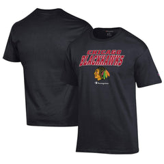 NHL Chicago Blackhawks Champion Jersey T-Shirt - Black