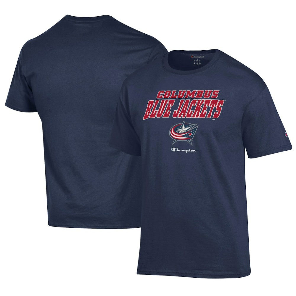 NHL Columbus Blue Jackets Champion Jersey T-Shirt - Navy