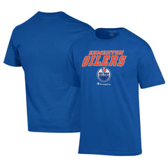 NHL Edmonton Oilers Champion Jersey T-Shirt - Royal