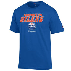 NHL Edmonton Oilers Champion Jersey T-Shirt - Royal