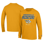 NHL Nashville Predators Champion Long-Sleeve Jersey T-Shirt - Gold