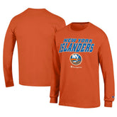 NHL New York Islanders Champion Long-Sleeve Jersey T-Shirt - Orange