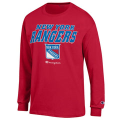 NHL New York Rangers Champion Long-Sleeve Jersey T-Shirt - Red