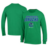 NHL Vancouver Canucks Champion Long-Sleeve Jersey T-Shirt - Green