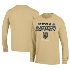 NHL Vegas Golden Knights Champion Long-Sleeve Jersey T-Shirt - Yellow