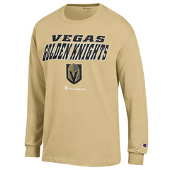 NHL Vegas Golden Knights Champion Long-Sleeve Jersey T-Shirt - Yellow