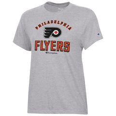 NHL Philadelphia Flyers Champion Women's Core T-Shirt - Heather Gray