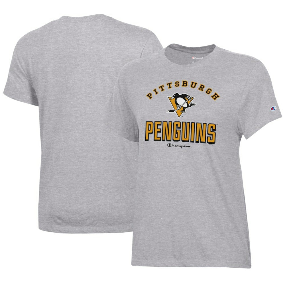 NHL Pittsburgh Penguins Champion Women's Core T-Shirt - Heather Gray