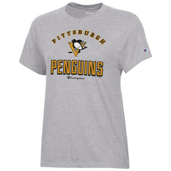 NHL Pittsburgh Penguins Champion Women's Core T-Shirt - Heather Gray
