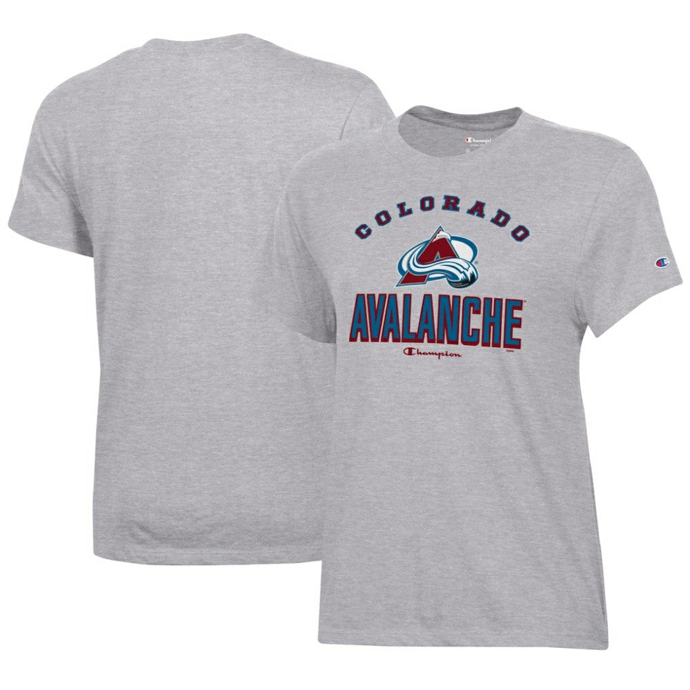 NHL Colorado Avalanche Champion Women's Core T-Shirt - Heather Gray