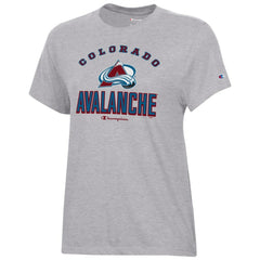 NHL Colorado Avalanche Champion Women's Core T-Shirt - Heather Gray