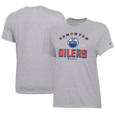 NHL Edmonton Oilers Champion Women's Core T-Shirt - Heather Gray