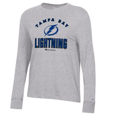 NHL Tampa Bay Lightning Champion Women's Core Long Sleeve T-Shirt - Heather Gray