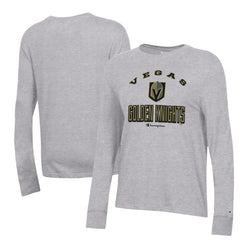 NHL Vegas Golden Knights Champion Women's Core Long Sleeve T-Shirt - Heather Gray