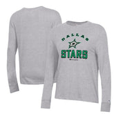 NHL Dallas Stars Champion Women's Core Long Sleeve T-Shirt - Heather Gray