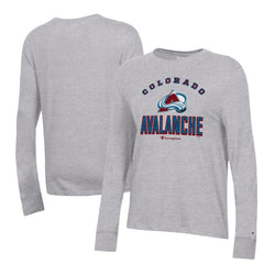 NHL Colorado Avalanche Champion Women's Core Long Sleeve T-Shirt - Heather Gray
