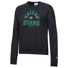 NHL Dallas Stars Champion Women's Powerblend Pullover Sweatshirt - Black