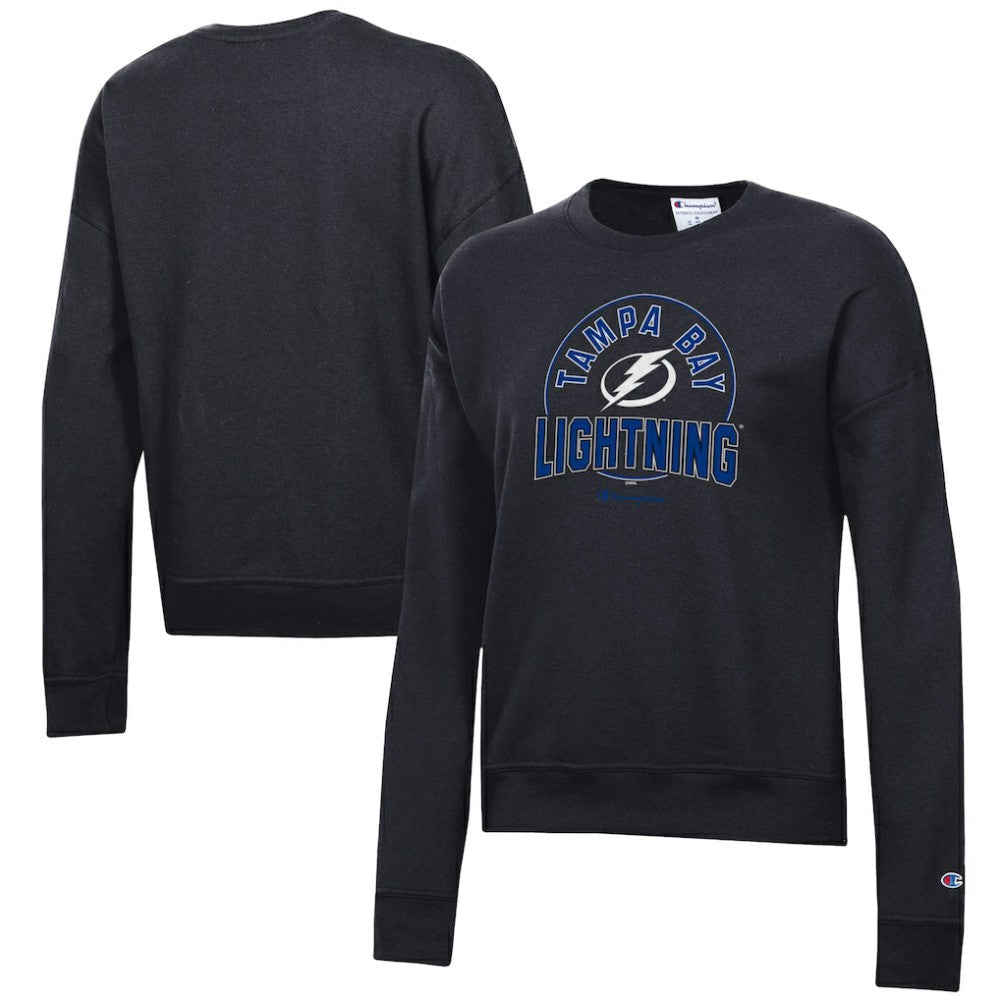 NHL Tampa Bay Lightning Champion Women's Powerblend Pullover Sweatshirt - Black