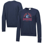 NHL New York Rangers Champion Women's Powerblend Pullover Sweatshirt - Navy