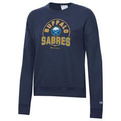NHL Buffalo Sabres Champion Women's Powerblend Pullover Sweatshirt - Navy