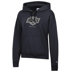 NHL Los Angeles Kings Champion Women's Powerblend Fleece Pullover Hoodie - Black