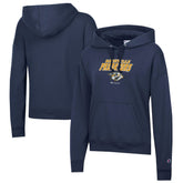NHL Nashville Predators Champion Women's Powerblend Fleece Pullover Hoodie - Navy
