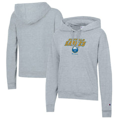 NHL Buffalo Sabres Champion Women's Powerblend Fleece Pullover Hoodie - Gray