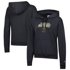 NHL Vegas Golden Knights Champion Women's Powerblend Fleece Pullover Hoodie - Black