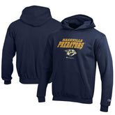 NHL Nashville Predators Champion Youth Eco Powerblend Pullover Hoodie - Navy