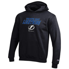 NHL Tampa Bay Lightning Champion Youth Eco Powerblend Pullover Hoodie - Black